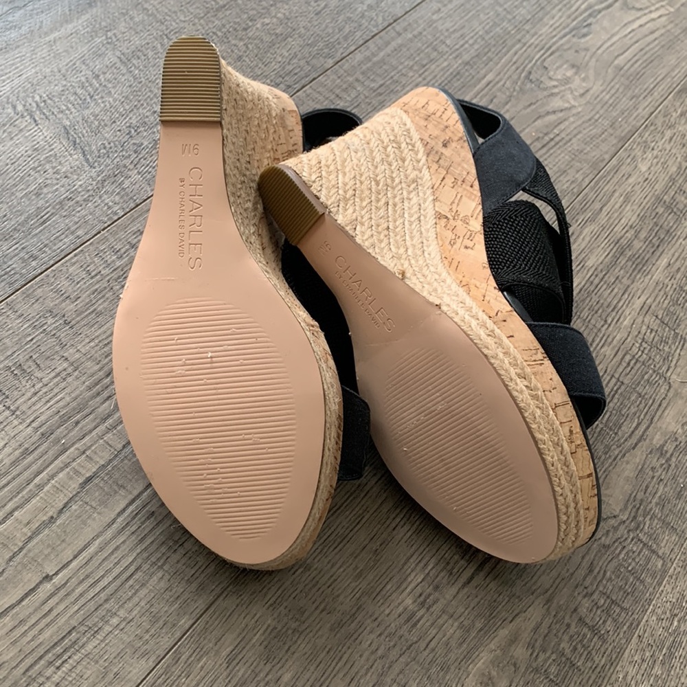 Charles By Charles David Allison Canvas Wedge Sz … - image 8